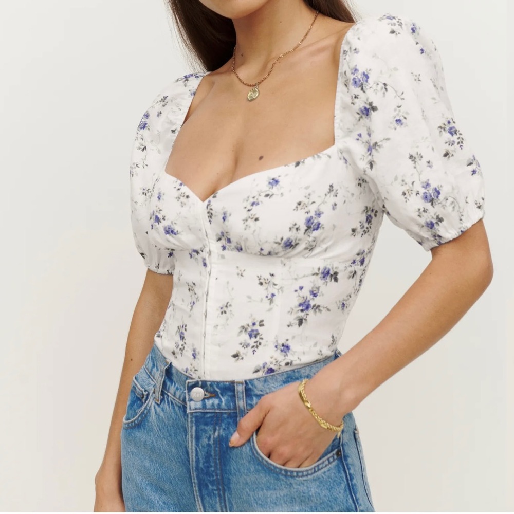Rome Linen Top